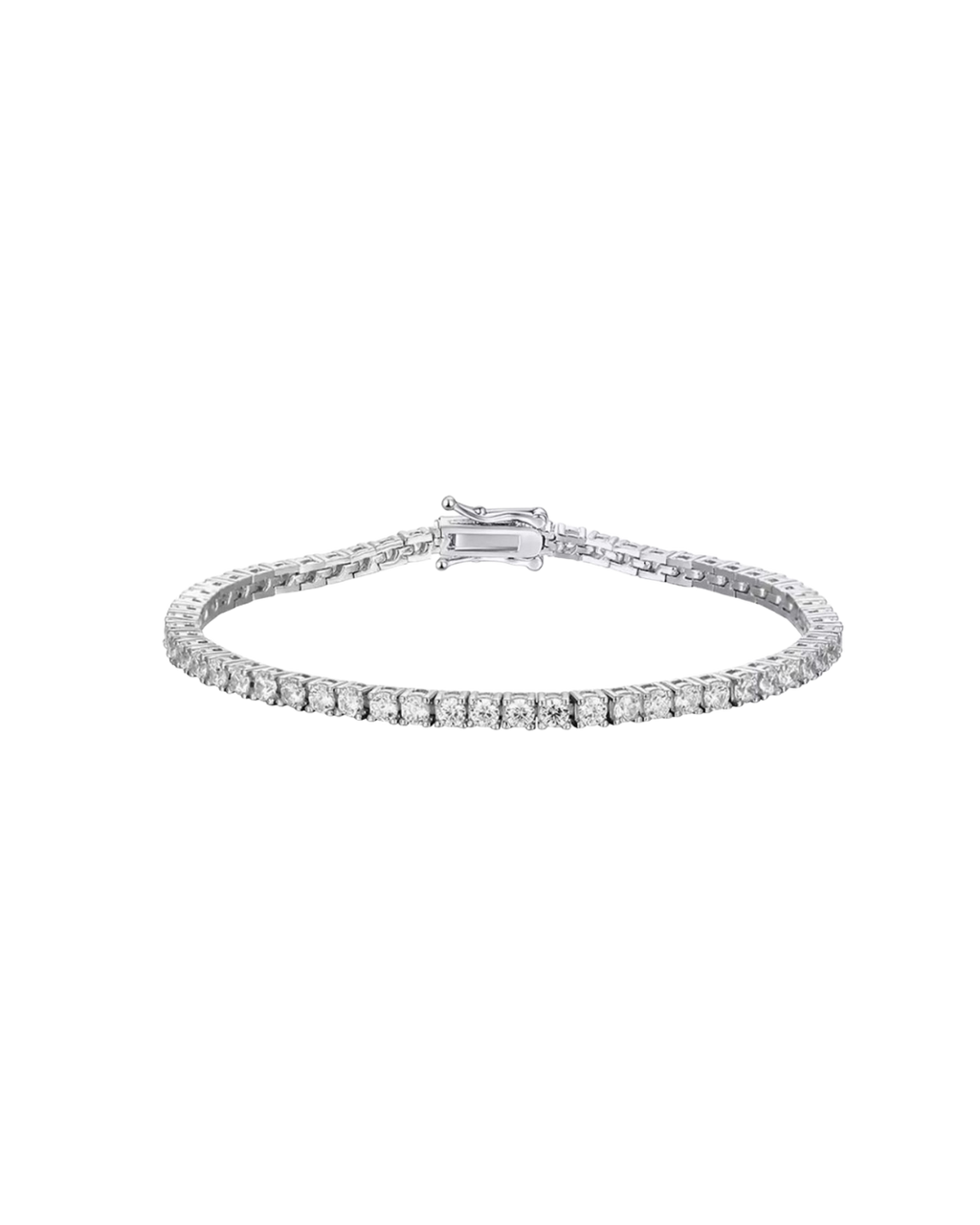 PULSO DE PLATA ESTERLINA CON ZIRCONIAS