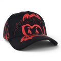 BARBAS HATS BORN CRAZY BLACK/RED