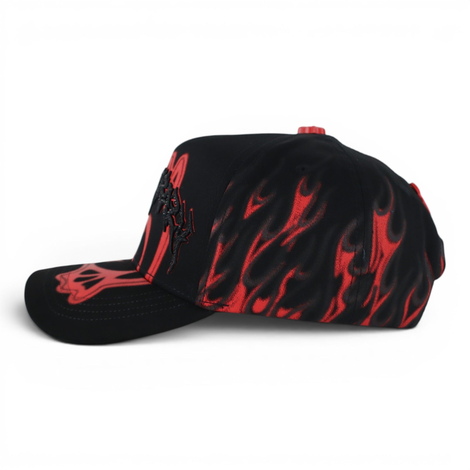 BARBAS HATS BORN CRAZY BLACK/RED