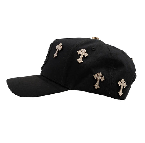 BARBAS HATS "CHROME CRUCES 24K"